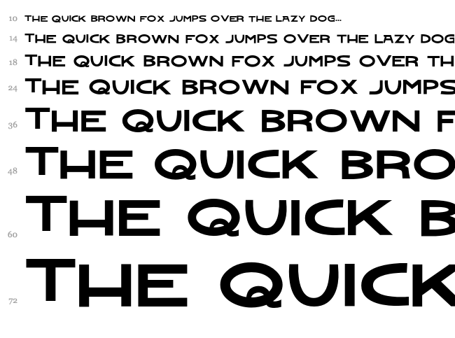 Whirly Birdie font waterfall